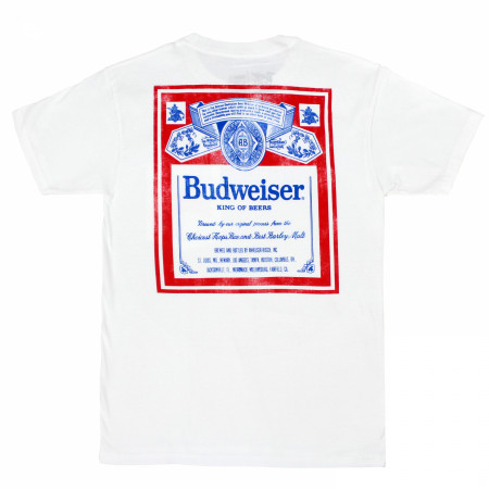 Product image 2 for Budweiser Vintage Label Front and Back Pocket T-Shirt